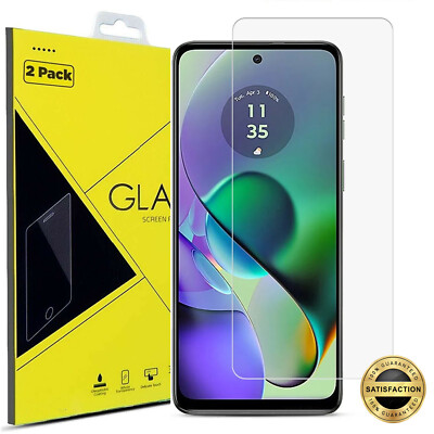2x  Premium Tempered Glass Screen Protector For MOTOROLA Moto G Play 4G 2024