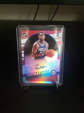 Charles Bassey 2021-22 Donruss Rookie Signature Series Auto. 76ers RC