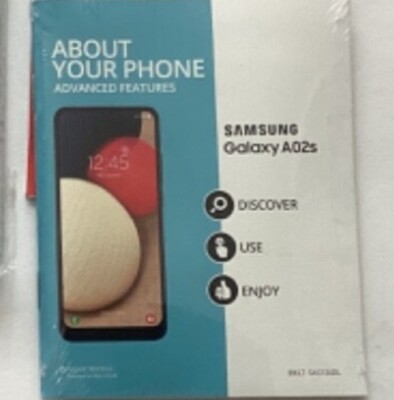 Genuine Original Samsung Galaxy A02s Advanced Features Manual, NEW & SEALED