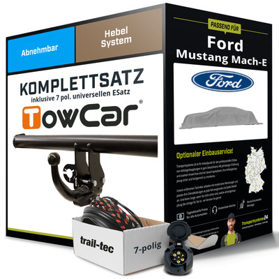 Anhängerkupplung abnehmbar für FORD Mustang Mach-E +E-Satz Kit