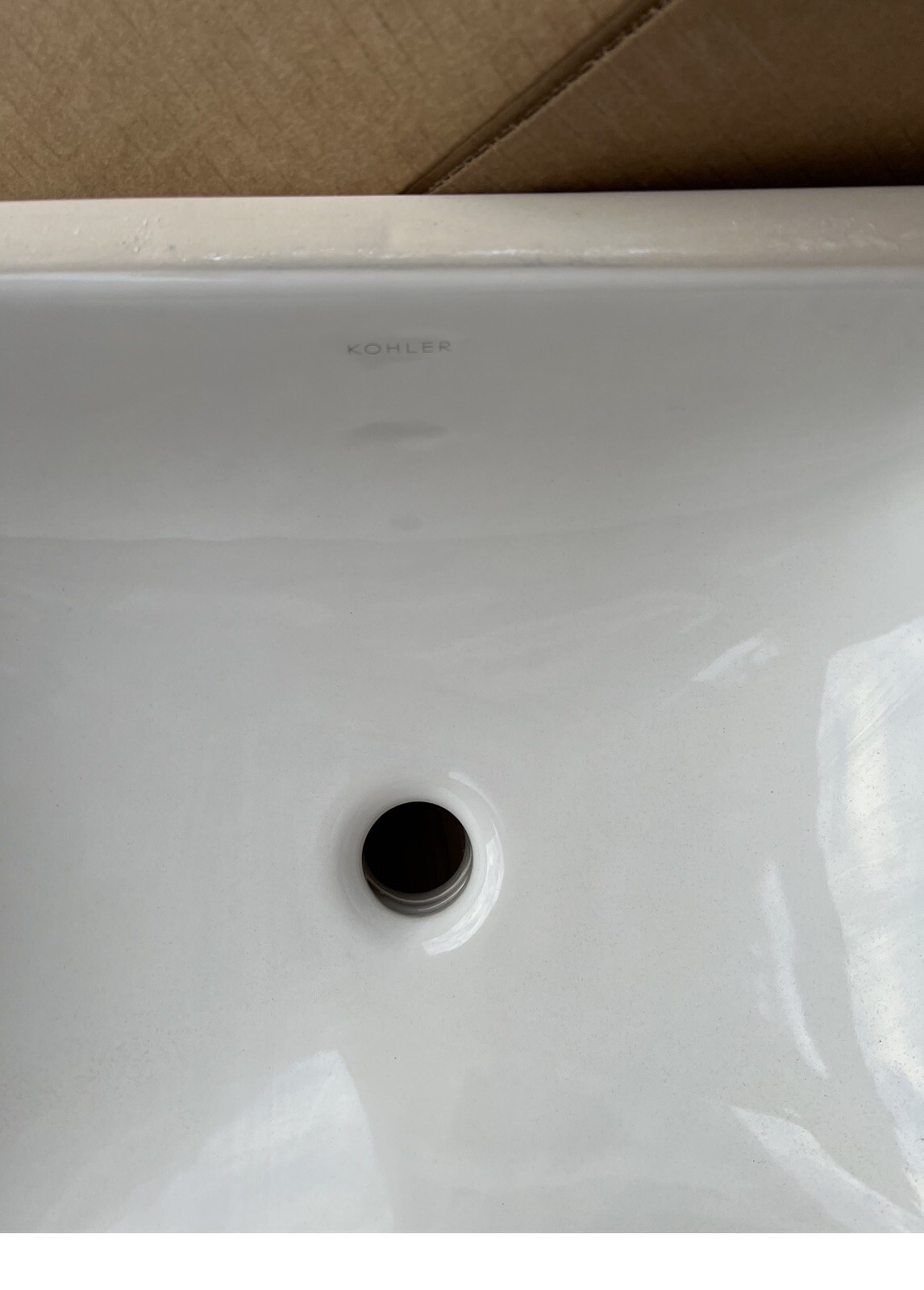 Kohler K200000 Caxton Rectangle 201/4" Undermount Bathroom Sink with