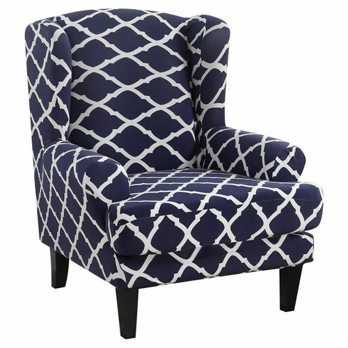 Protector Chair Cover Waterproof Elastic Stretch Armchair Sloping Dining Seat - Picture 29 of 35