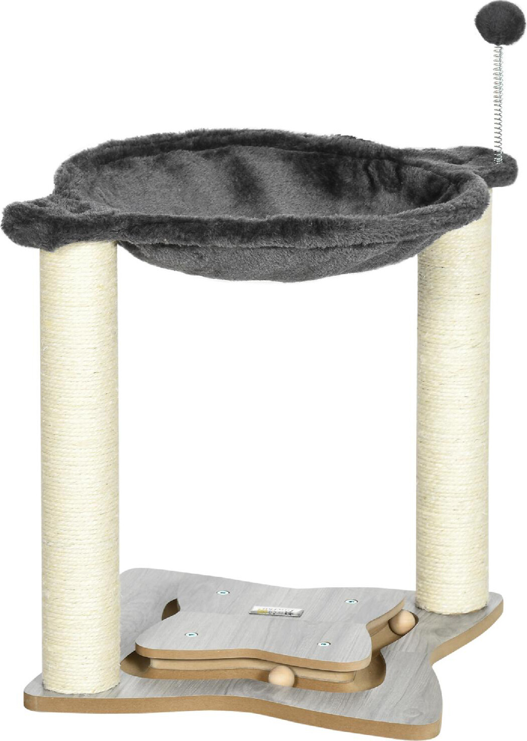 Tiragraffi Design AllMyPets: Amaca Grigia e Sisal per Arredo Casa