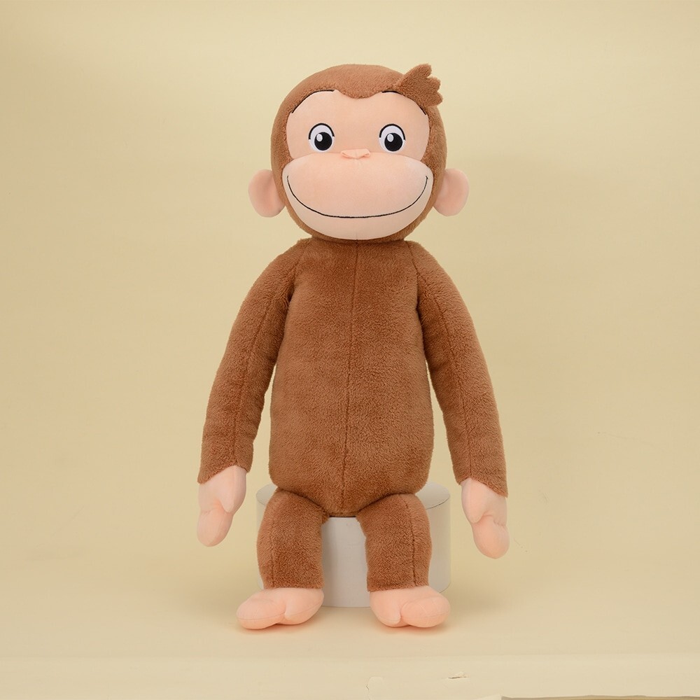 Curious George ぬいぐるみ Curious George Giga jumbo Fluffy Plush Doll Stuffed Toy 20