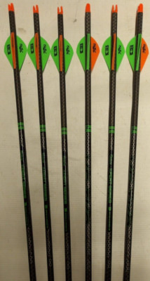 @NEW@ 6- Victory Archery VF TKO V3 Gamer 350 Carbon Arrows Bohning Blazer