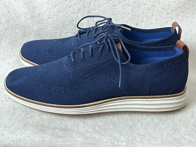 Cole Haan Original Grand Wingtip Oxford Men\'s 10.5 M Blue C27960 Shoes Cole Haan Original Grand StitchLite Men Size 10.5 M Blue  main image 4
