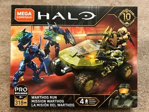 halo mega construx warthog run