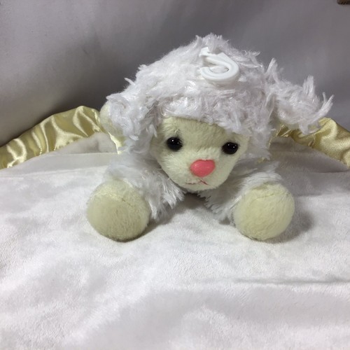 Aurora Plüschtier Iris Lamb – Weißes Kuscheltier, 17,8 Cm, Mit Knopfaugen & Roter Nase | Weich & Waschbar Aurora Plüschtier Iris Lamb – Weißes Kuscheltier, 17,8 Cm, Mit Knopfaugen & Roter Nase | Weich & Waschbar