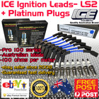 <!--F#f_0-->ICE PRO 100 9mm Spark Plug Leads V8 Holden Commodore VZ -VF LS2 6.0L + Plugs<!--F/-->