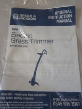 Spear & Jackson N1F-GT-250/350-C Grass Trimmer Spare Parts - Instructions 