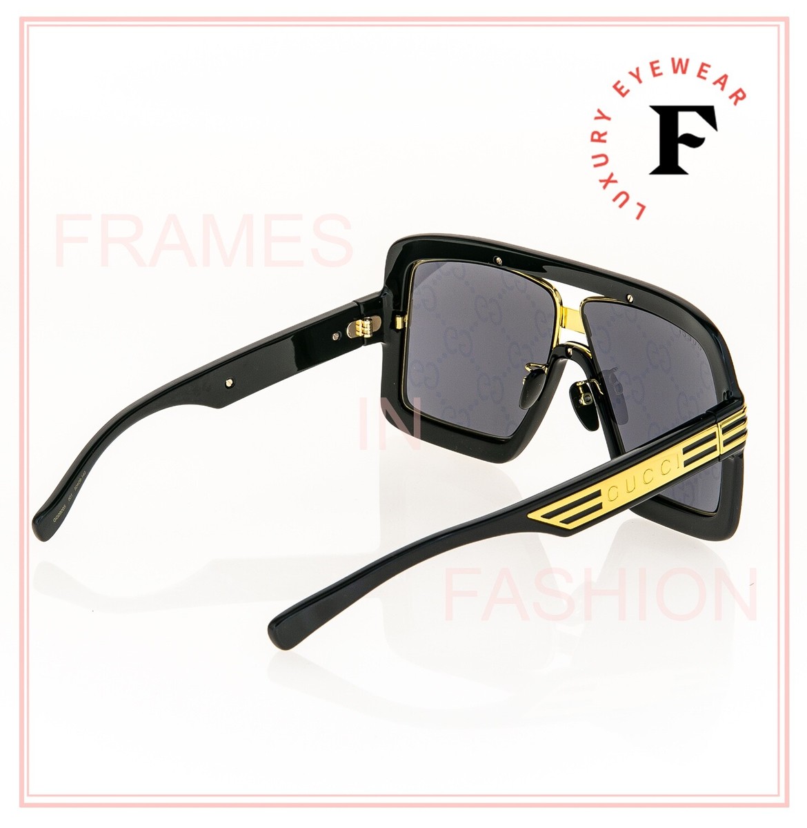 GUCCI EPILOGUE 0900 Black GG Mirror Print 001 Chunky GUCCI EPILOGUE 0900 Black GG Mirror Print 001 Chunky