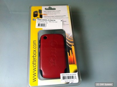 OtterBox Commuter Series Case für BlackBerry 8500 und 9300 Series Rot / Schwarz