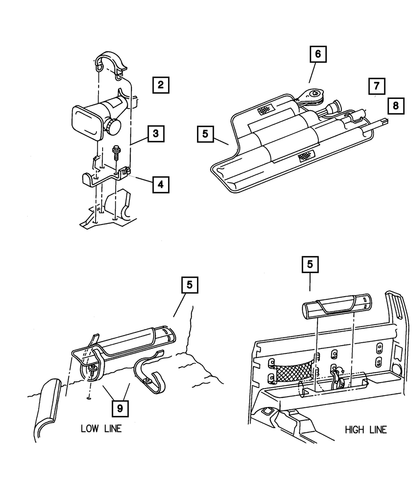 Genuine Mopar Jack 52038317AD