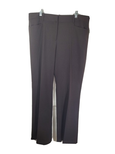 Tahari brown Dress Pants Wide Leg Size 