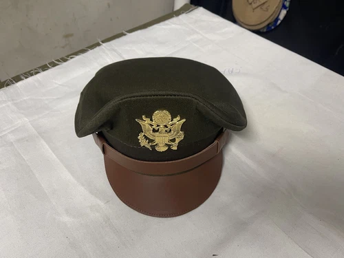 WW2 US American USAAF Army Military General Officers Crusher Visor Hat Cap