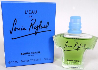 L'Eau de Sonia Rykiel Perfume EDT Mini 1/4 .25 oz 7.5ml Woody Fruity Amber Boxed