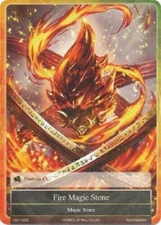X4 Fire Magic Stone VS01-033 LP/NM Force of Will DNA GAMES
