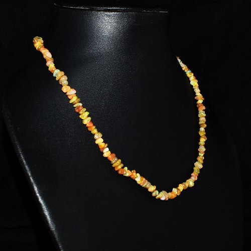 Top Grade Wonderful Ethiopian Opal 56.00 Cts Beaded Amazing Necklace VK 06 E670 - Picture 6 of 7
