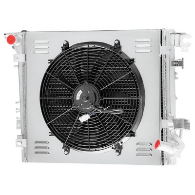 4 Rows Radiator+Shroud Fan For 2018~2023 Jeep Wrangler JL Gladiator 3.0/3.6L V6