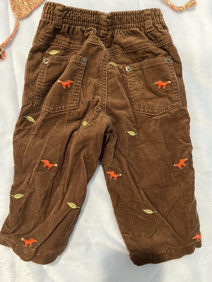 Pantalones de zorro vintage Gymboree 12-18 meses sombrero mezcla de senderos raros en muy buen estado Foto 3 de 4
