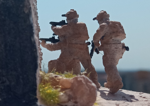 DIORAMA 1:72 Soldados combatiendo en Afganistán REF:001 - Imagen 4 de 13