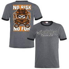 T-shirt uomo ragazzo Germania Est con stampa posteriore motocross cross Mx enduro S 