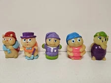 Vintage 1986 Playskool Glo Worms Skunkbug Bopbug Grannybug Snugbug & Glo Worm 
