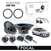 Vordere 2-Wege Lautsprecher 165 Focal Auditor ASE165 120W FüR Peugeot 308