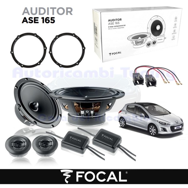 Vordere 2-Wege Lautsprecher 165 Focal Auditor ASE165 120W FüR Peugeot 308-image