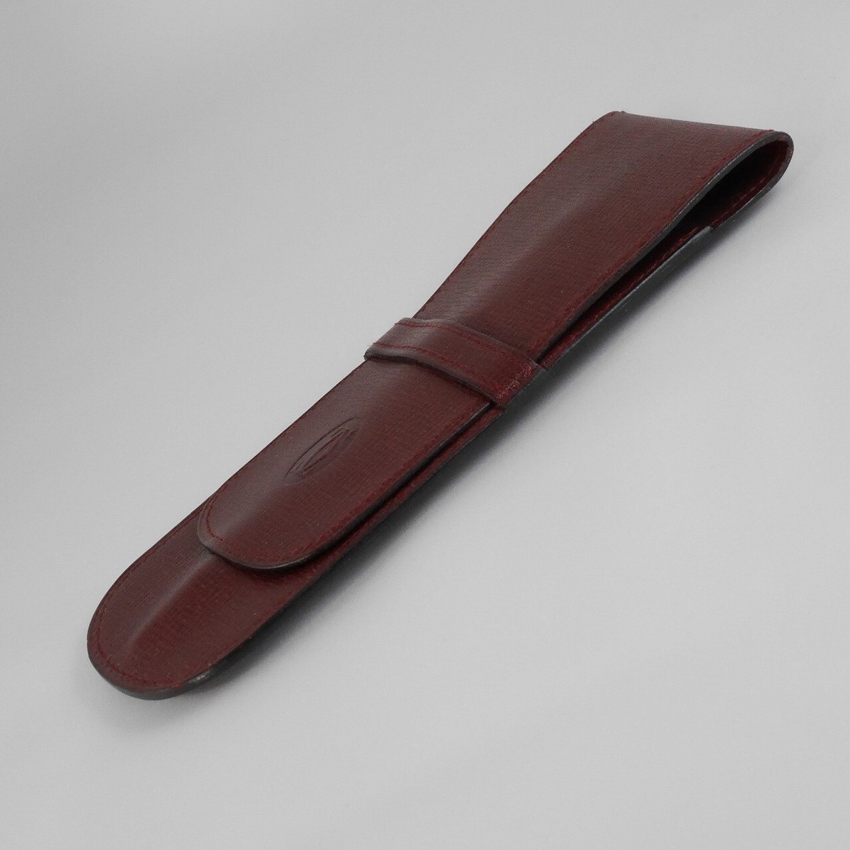 Cartier Pen Pouch Case Bordeaux (used) FREE SHIPPING