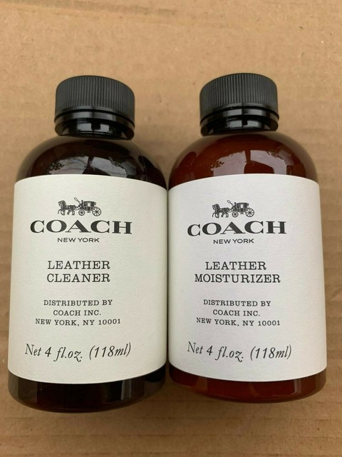 coach leather cleaner and moisturizer set