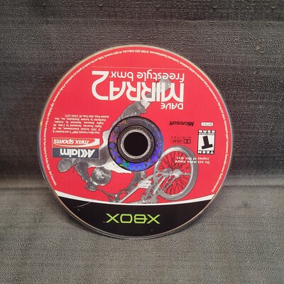 DISC ONLY! Dave Mirra Freestyle BMX 2 (Microsoft Xbox, 2003) Video Game