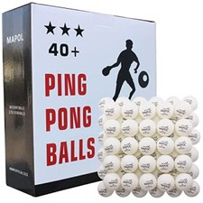 Table Tennis Balls 3 Star 40 Advanced White Ping Pong Ball 60 Pack