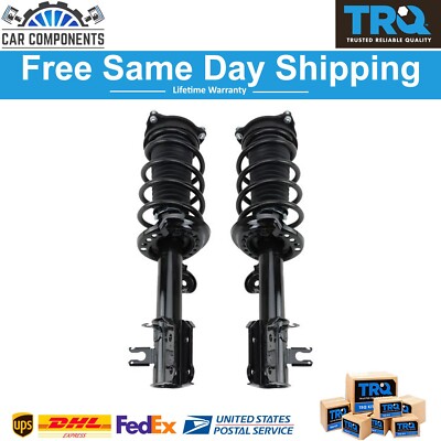 TRQ Front Strut & Spring Set Driver & Passenger Sides For 2015-18 Jeep Renegade