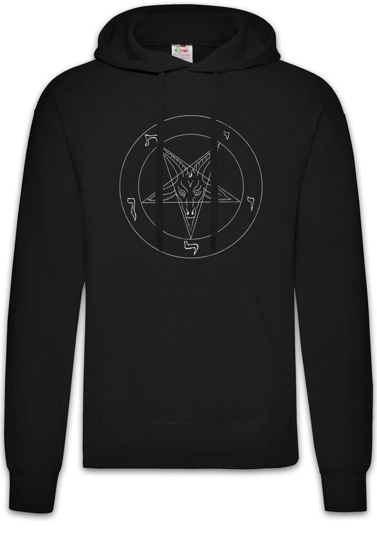 Sigil Of Baphomet Hoodie Pullover Pentagram Satan Devil Satanism Pentacle