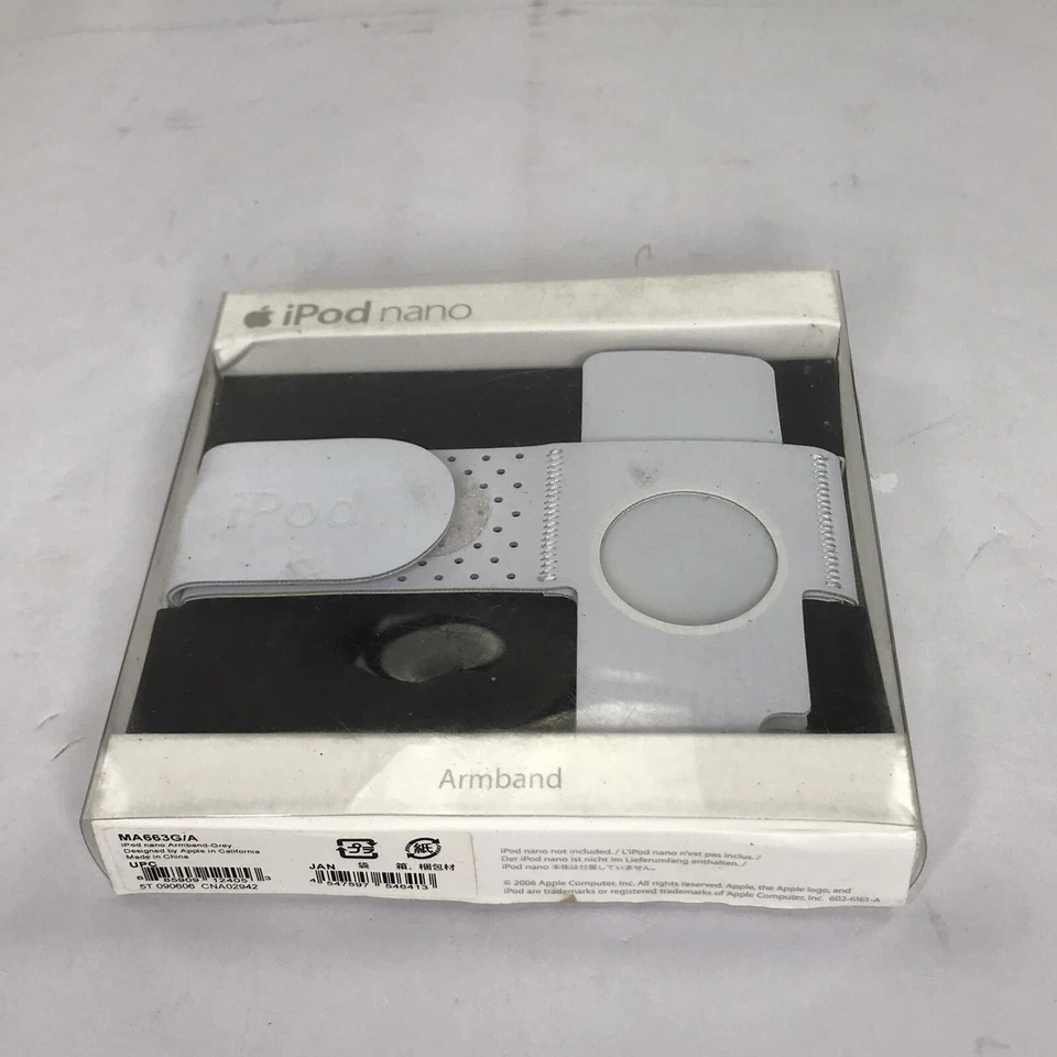 Genuine OEM Apple iPod Nano MA663G/A Grey Armband New Sealed Deadstock 2005 - Image 2 of 4