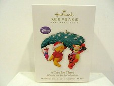 HALLMARK KEEPSAKE ORNAMENTS - DISNEY - A TREE FOR THREE- WINNIE THE POOH