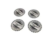 4x Wire Wheel Chips Metal Emblems 2.2560mm Fits To Zenith California V306-8