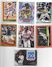 RONALD ACUNA JR. MLB CARD 7 LOT (TOPPS PATCH, TOPPS INSERT, BIG LEAGUE & more)