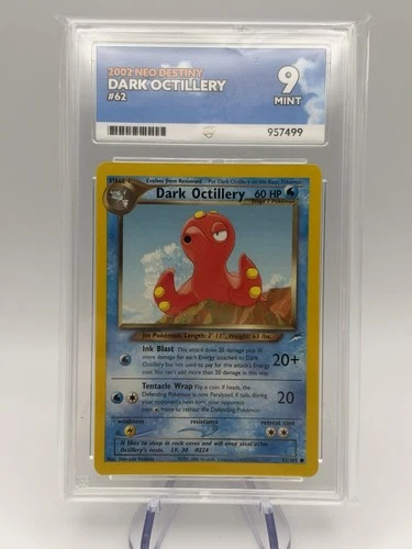 Dark Octillery 62/105 ACE graded card