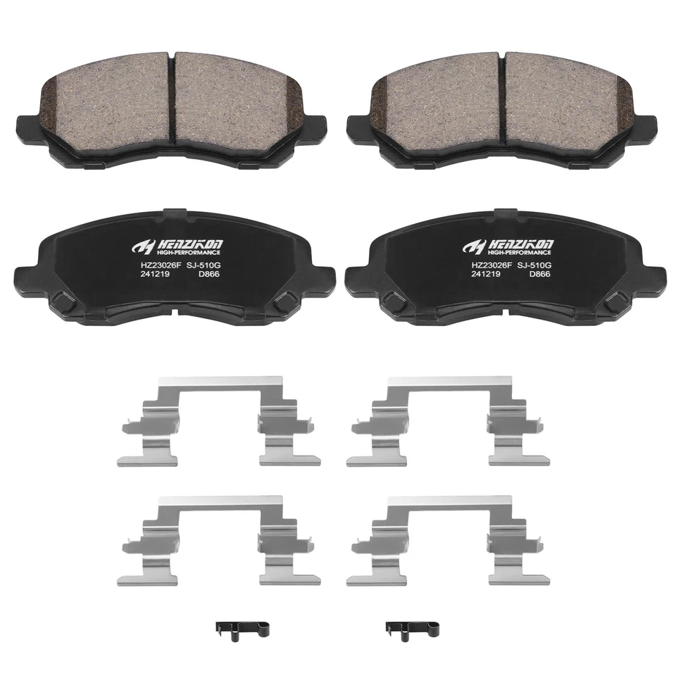 Pastillas de freno delanteras traseras de cerámica para Sebring Avenger calibre brújula Patriot Lancer Foto 2 de 3