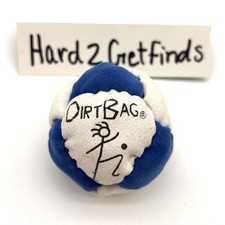 DirtBag Footbag Hacky Sack Blue White Authentic World Foot Bag US Seller NEW