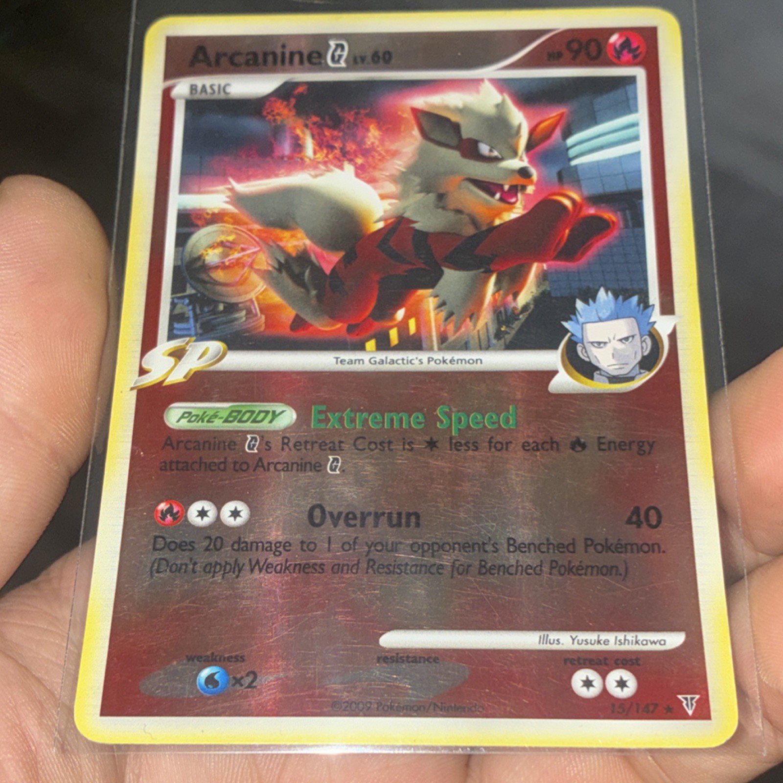 Pokémon Arcanine G 15/147 Supreme Victors Reverse Holo Rare English Card