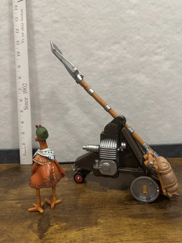 Figura Chicken Run Gingers Chickenpult 40223 Playmates DreamWorks Usada Foto 2 de 2