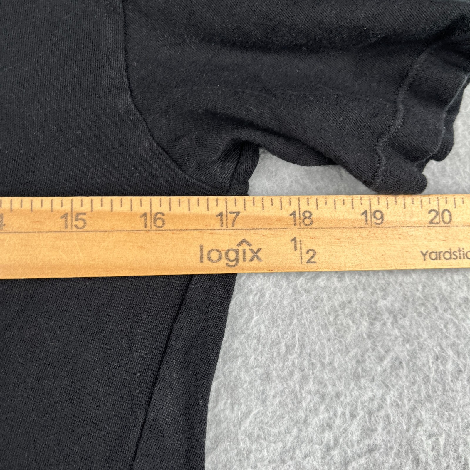 Lacoste Slim Fit Under Shirt Small Black Basic Classic Crocodile Stretch Casual thumbnail 6