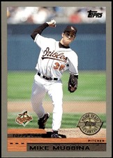 2000 Topps Baseball Mike Mussina Home Team Advantage #143 Baltimore Orioles MLB