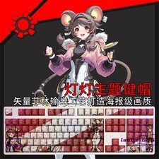 Wuthering Waves Keycaps LUMI Dye-sub PBT Backlit 108 keys for Cherry MX Keyboard