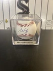 Michael Kopech Signed Autograph Official ROMLB Baseball with Display Case