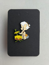 Boomerang Flintstones- Character: BAM BAM Rubble Playing Drums Enamel Pin