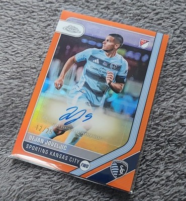 2026 Topps Chrome MLS - Kansas City / Seattle - Dejan Joveljic Auto, Orange /25